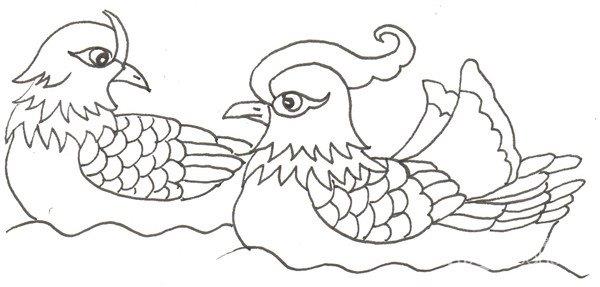 鸳鸯的简笔画怎么画 鸳鸯的简笔画简单又好看