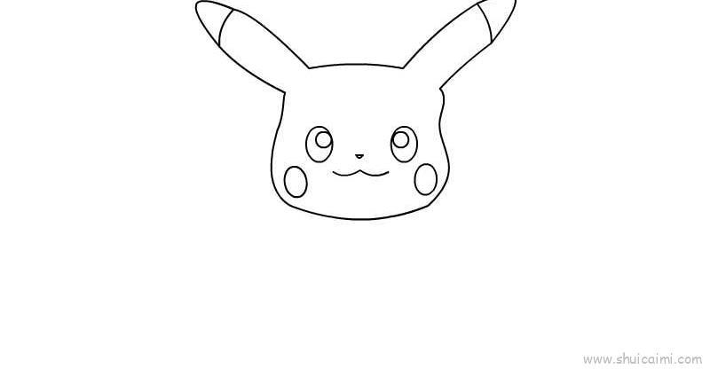 皮卡丘儿童画怎么画 皮卡丘简笔画图片