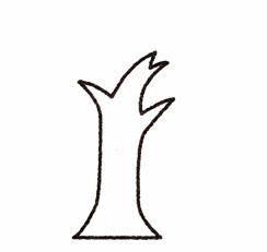 柳树简笔画 柳树简笔画图片带颜色