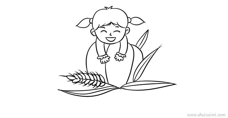 芒种教程儿童画怎么画 芒种教程简笔画图片