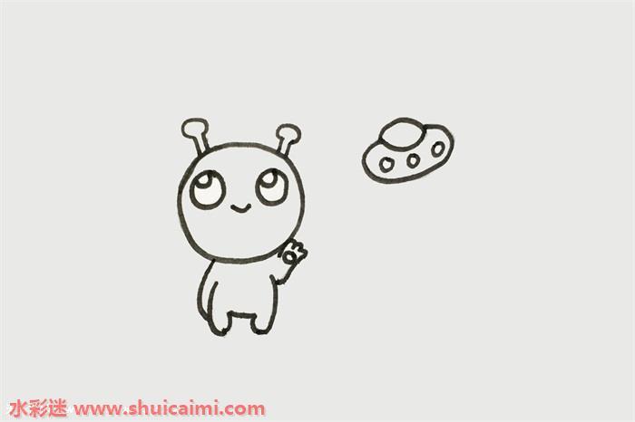 外星人怎么画 外星人简笔画简单又漂亮