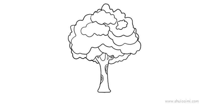 树木儿童画怎么画 树木简笔画画法