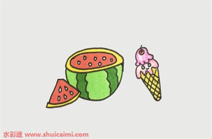 夏天怎么画 夏天简笔画画法