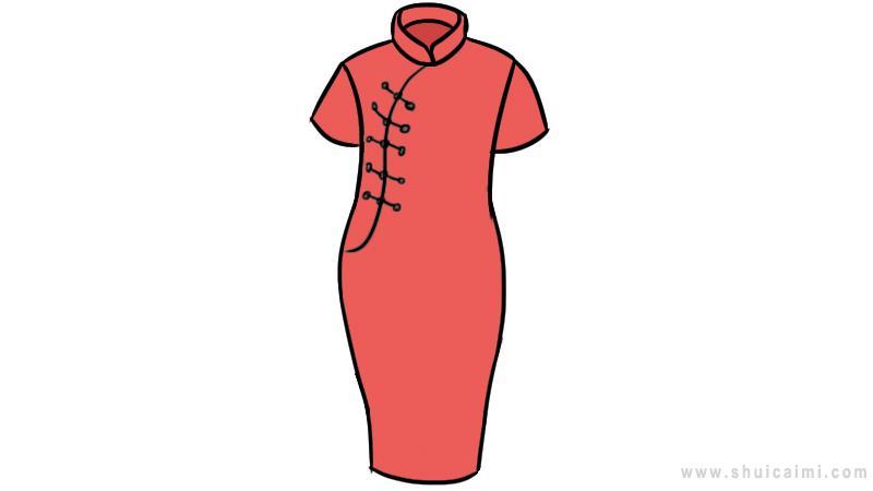 旗袍简笔画怎么画 旗袍简笔画简单