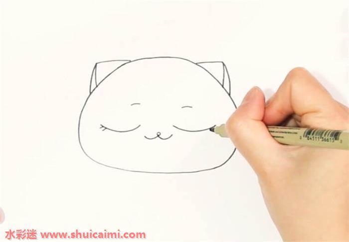 CC猫怎么画 CC猫简笔画简单