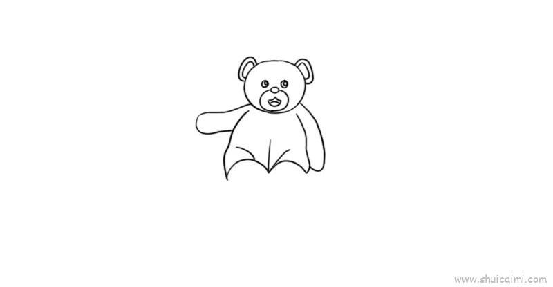 小熊儿童画怎么画 小熊简笔画图片大全