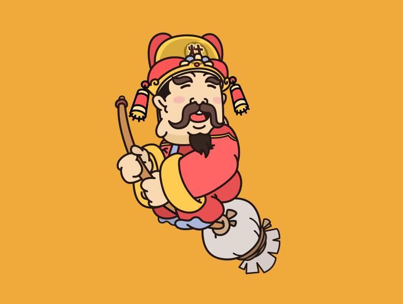 灶王爷简笔画儿童 灶王爷简笔画儿童图片