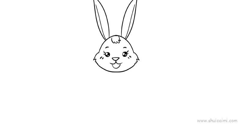 小白兔儿童画怎么画 小白兔简笔画画法