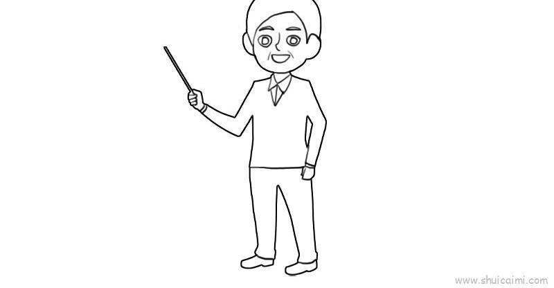 老师儿童画怎么画 老师简笔画图片大全