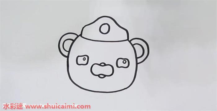 海底小纵队怎么画 海底小纵队简笔画简单