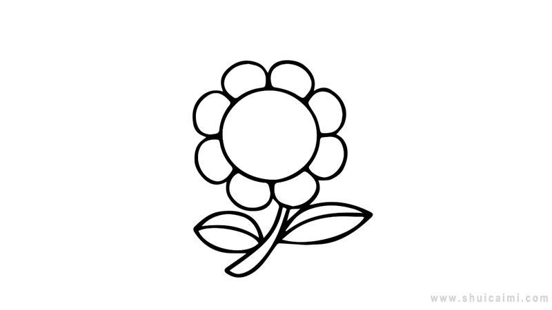 太阳花简笔画怎么画 太阳花简笔画图片大全