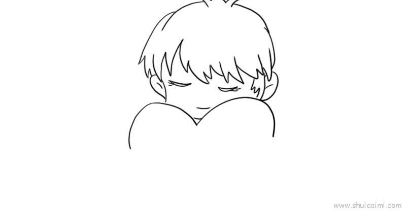 感恩节献爱心儿童画怎么画 感恩节献爱心简笔画图片