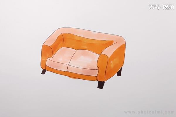 沙发简笔画怎么画 沙发简笔画简单又好看