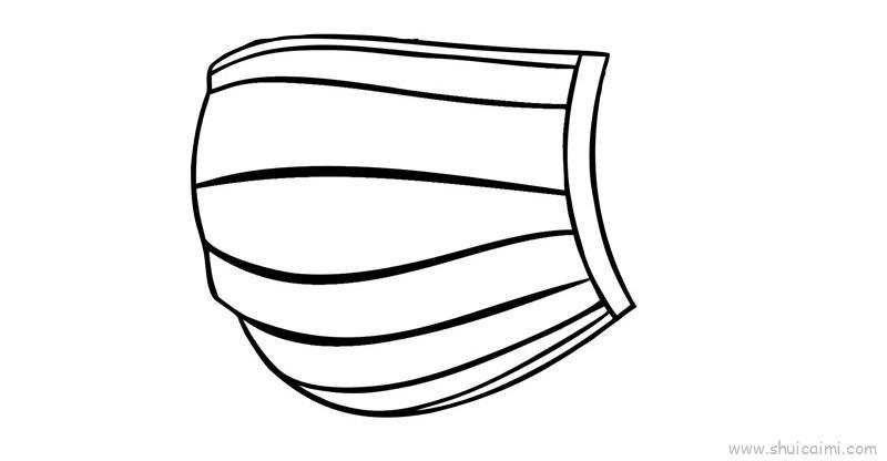 口罩儿童画怎么画 口罩简笔画好看