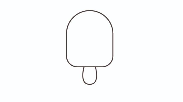 冰棍的简笔画怎么画 冰棍简笔画顺序