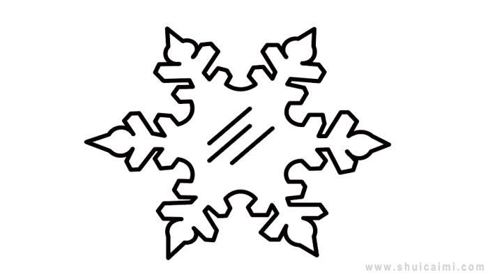 雪花简笔画怎么画 雪花简笔画简单