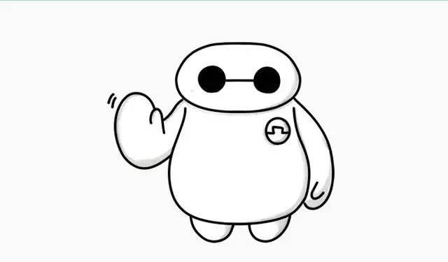 大白简笔画图片大全 大白简笔画图片大全可爱卡通