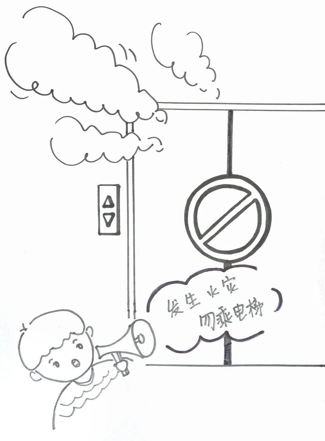 安全简笔画图片大全 网络安全简笔画图片大全