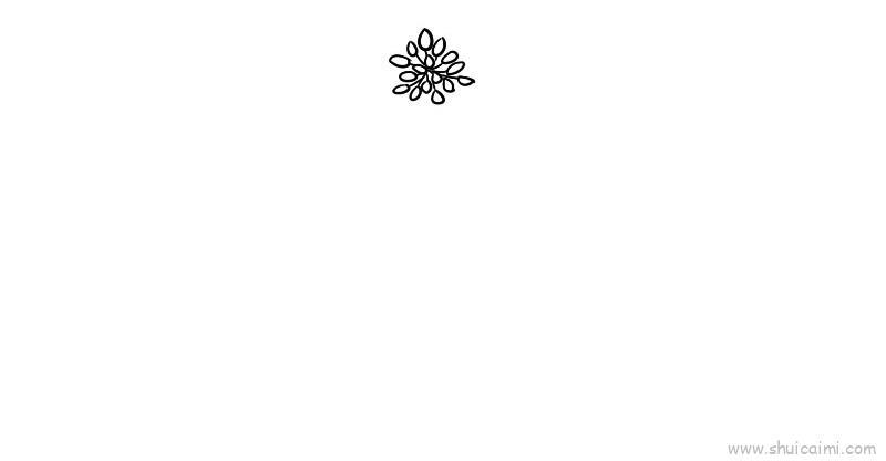 菜花儿童画怎么画 菜花简笔画好看