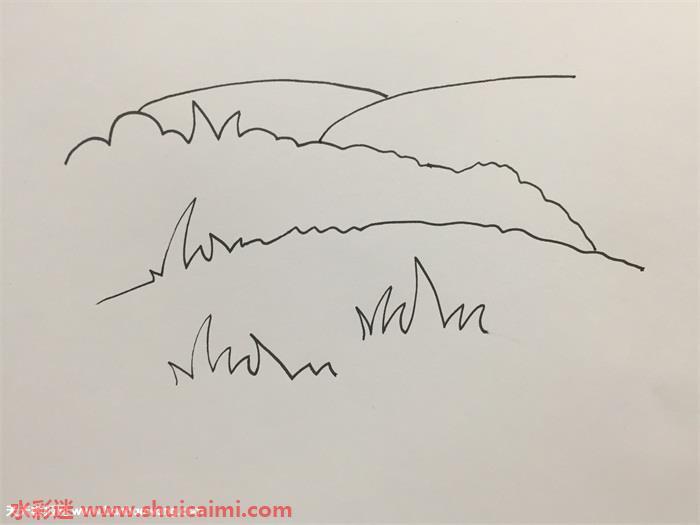 草原怎么画 草原简笔画彩色