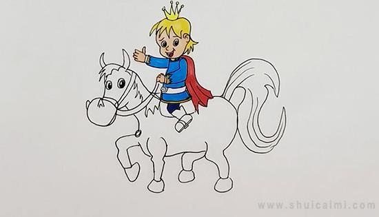 白马王子简笔画怎么画 白马王子简笔画简单又好看