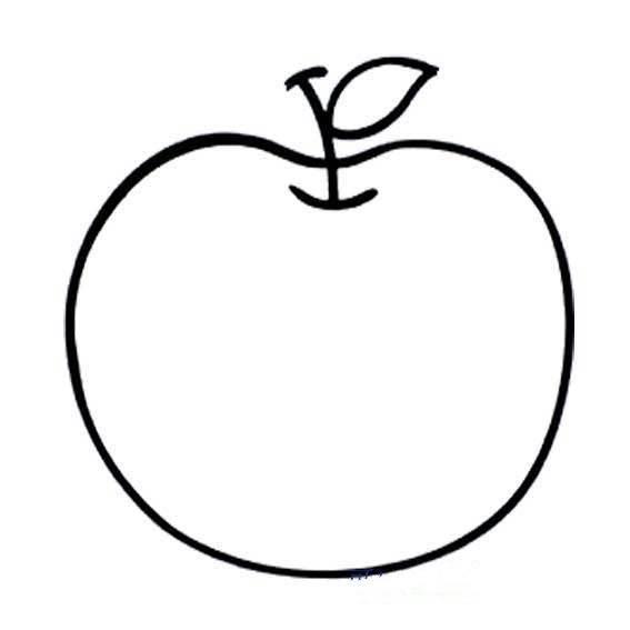 苹果简笔画图片 苹果简笔画图片大全大图