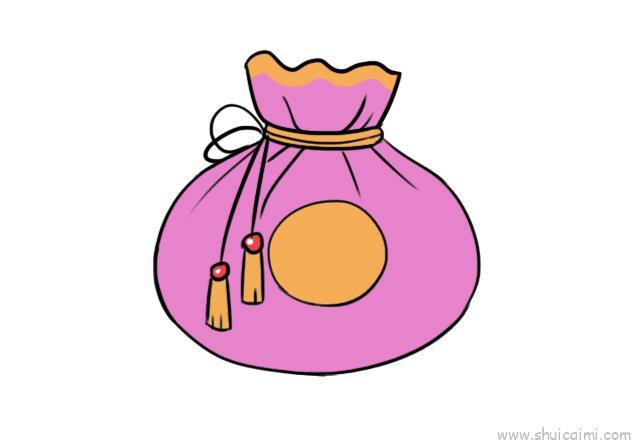 香囊儿童画怎么画 香囊简笔画步骤