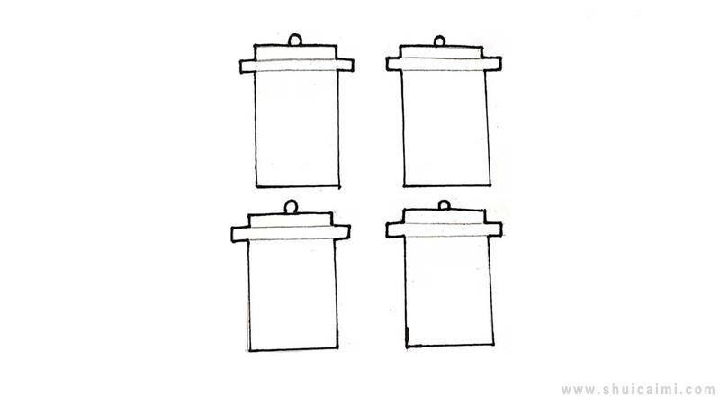 分类垃圾桶简笔画怎么画 分类垃圾桶简笔画简单又好看