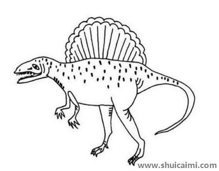 恐龙儿童简笔画
