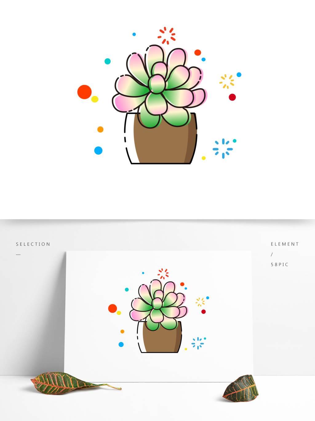 多肉简笔画 多肉简笔画图片大全