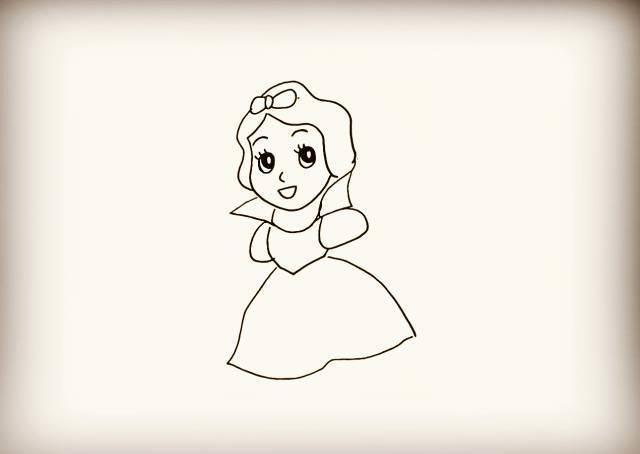 少女简笔画 少女简笔画简单又漂亮