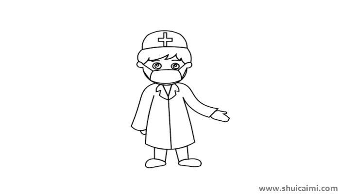 男护士简笔画怎么画 男护士简笔画好看