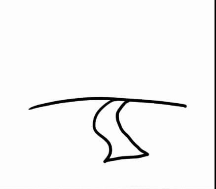 小溪简笔画 小河简笔画彩色