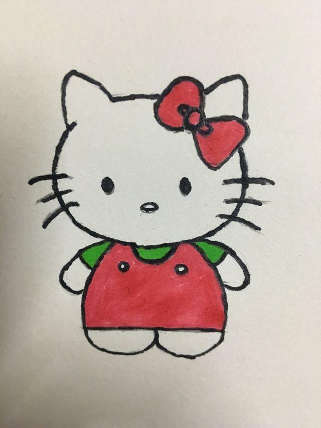 凯蒂猫简笔画 凯蒂猫简笔画图片大全