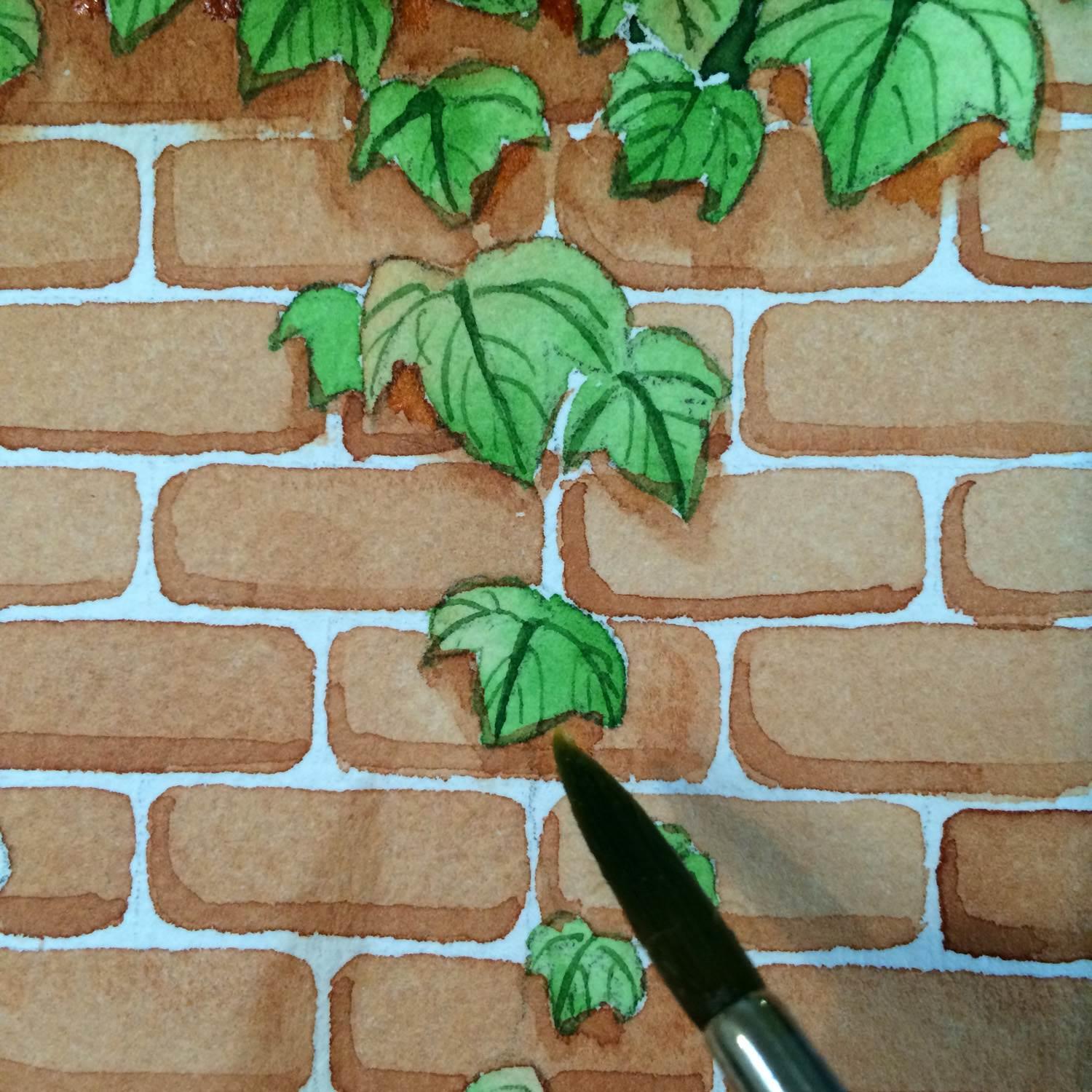 爬山虎简笔画 爬山虎简笔画图片大全大图