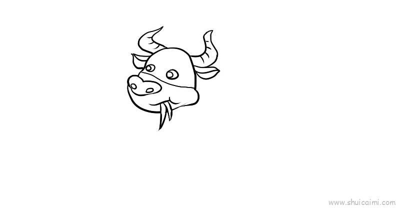 牛儿童画怎么画 牛简笔画画法