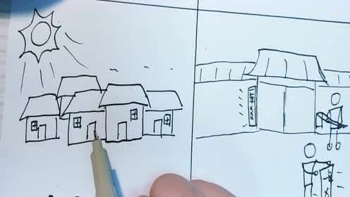 元日古诗配画简笔画 元日古诗配画简笔画简单