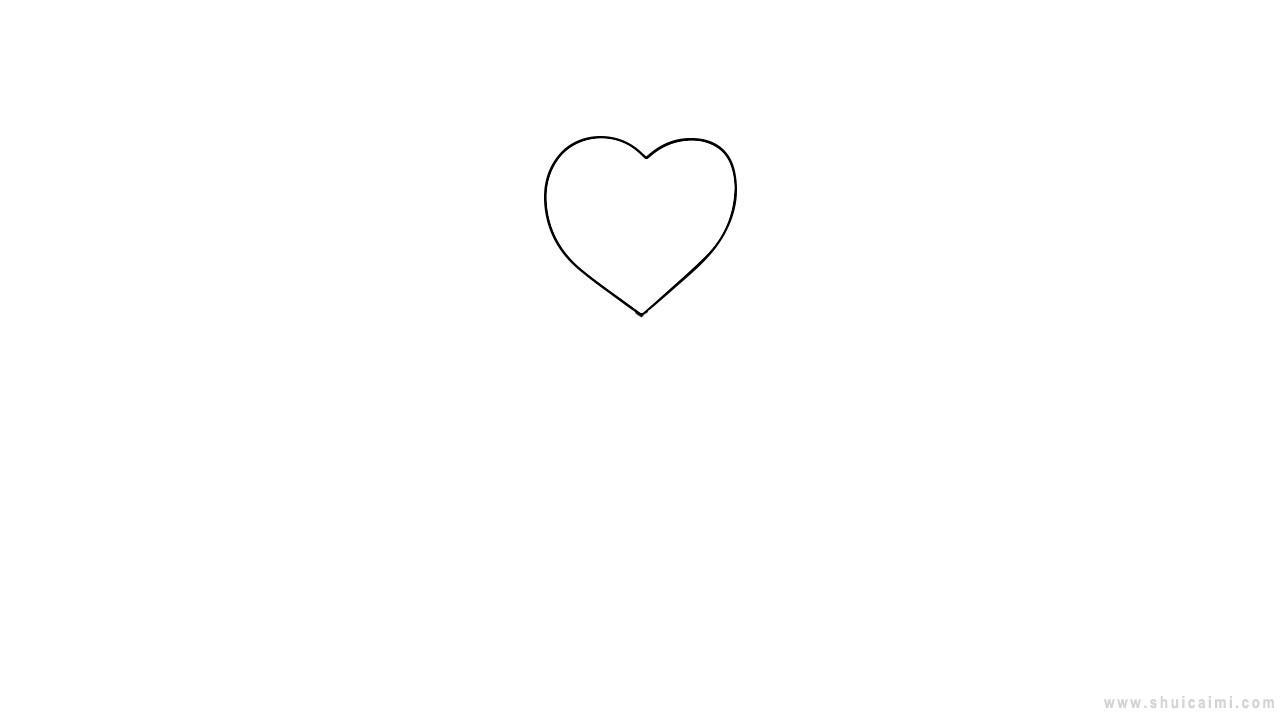 爱心气球简笔画怎么画 爱心气球简笔画图片大全
