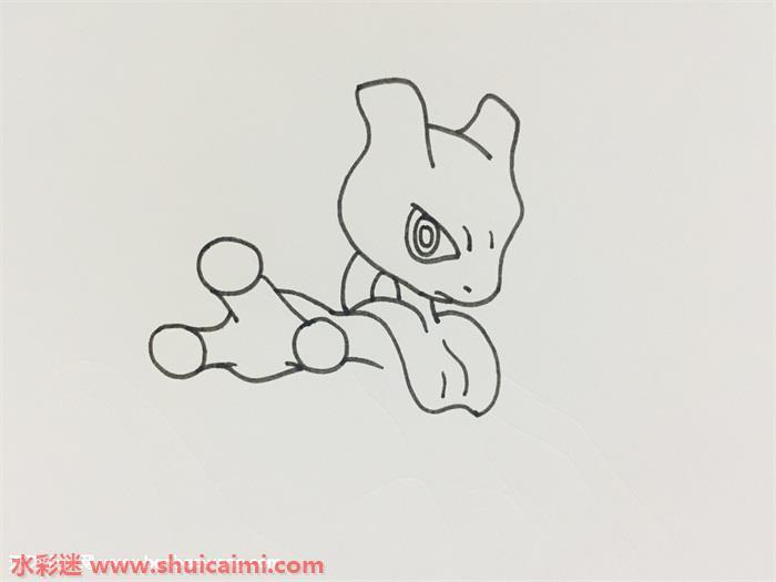 超梦怎么画 超梦简笔画简单