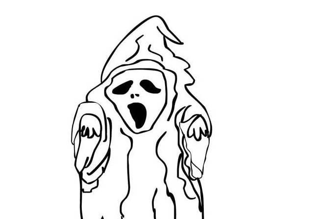 幽灵简笔画 幽灵简笔画可爱