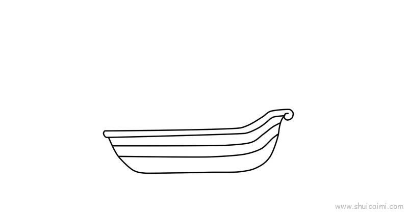 画船儿童画怎么画 画船简笔画顺序