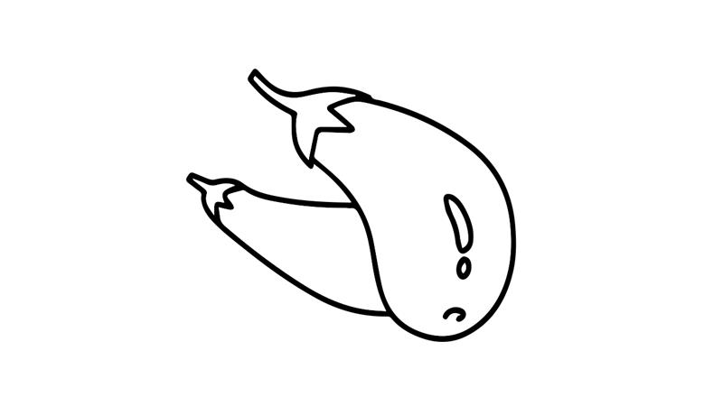 茄子的简笔画怎么画 茄子简笔画简单又好看