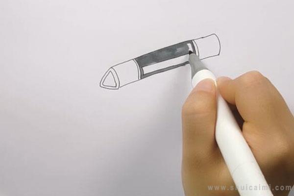 马克笔简笔画怎么画 马克笔简笔画顺序