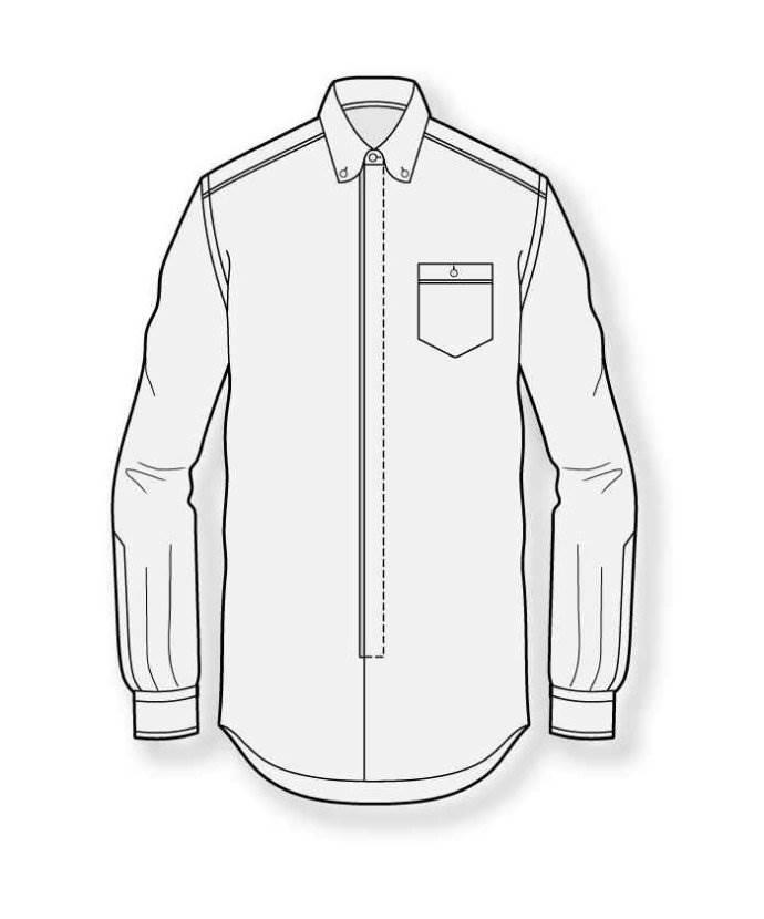 衬衫简笔画 衬衫简笔画图片