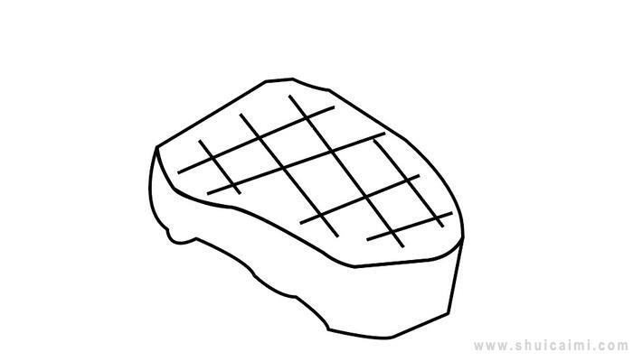 牛排简笔画怎么画 牛排简笔画简单