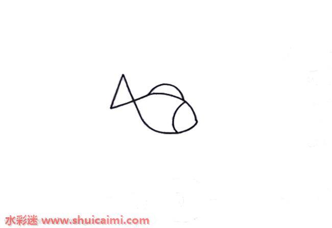 用数字画小鱼怎么画 小鱼简笔画步骤