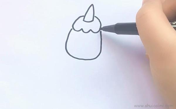独角兽儿童画怎么画 独角兽简笔画好看