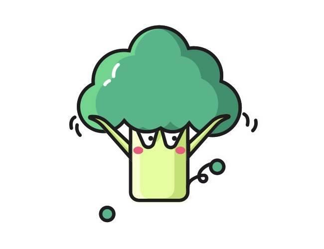 西兰花简笔画 西兰花简笔画儿童