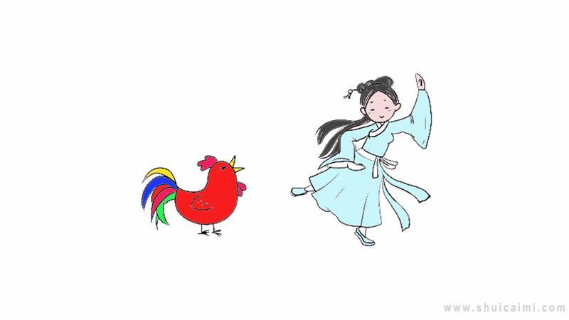闻鸡起舞简笔画怎么画 闻鸡起舞简笔画顺序
