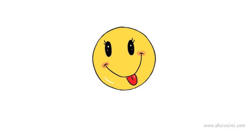 笑脸儿童画怎么画 笑脸简笔画好看